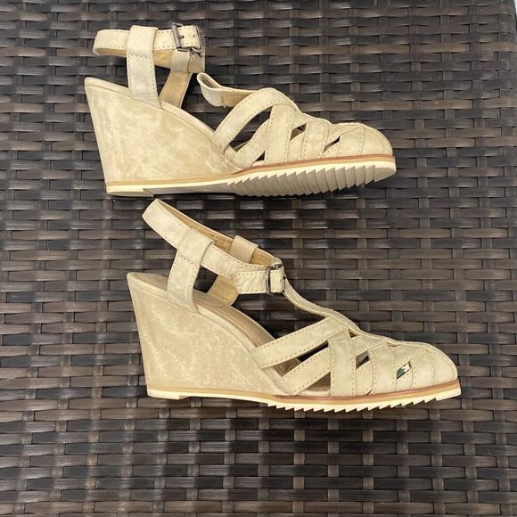 Frye wedge sandals, women’s size 10 - Picture 5 of 6